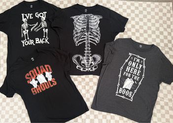Halloween Shirts size Large (unisex)