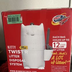 kitty litter trash can