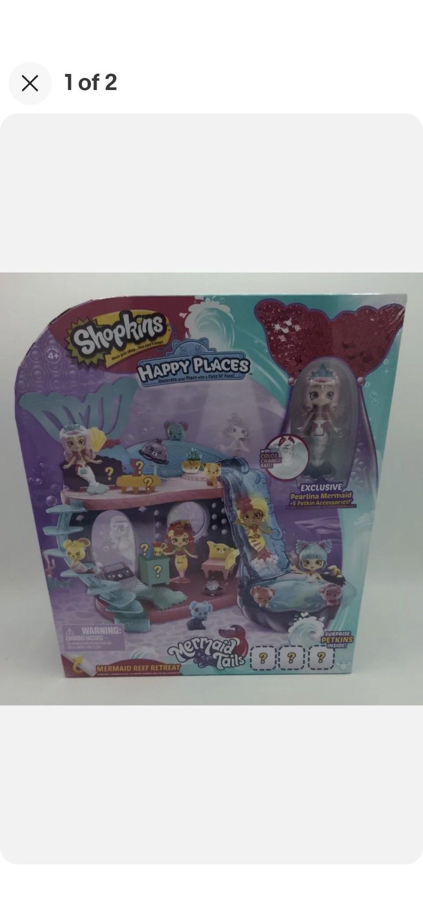 Shopkins Happy Places Mermaid Tails Reef  Retreat Play Set NEW