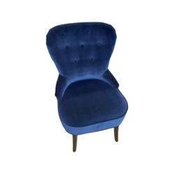 Blue Velvet Chair