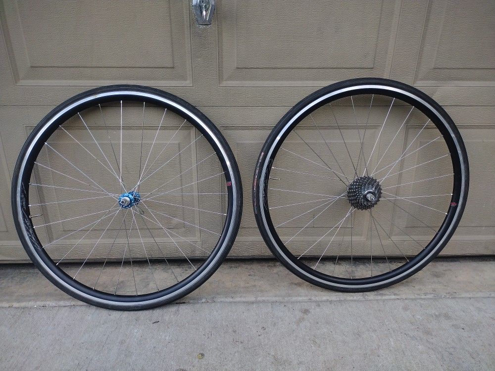 White Industries T11 USA 700x23 Stainless Steel Bike Rims Wheels Tires