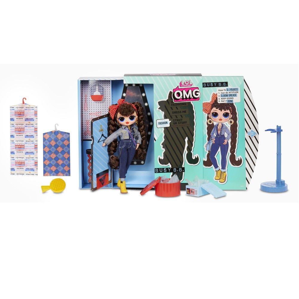 L.O.L. Surprise! O.M.G. Busy B.B. Fashion Doll with 20 Surprises