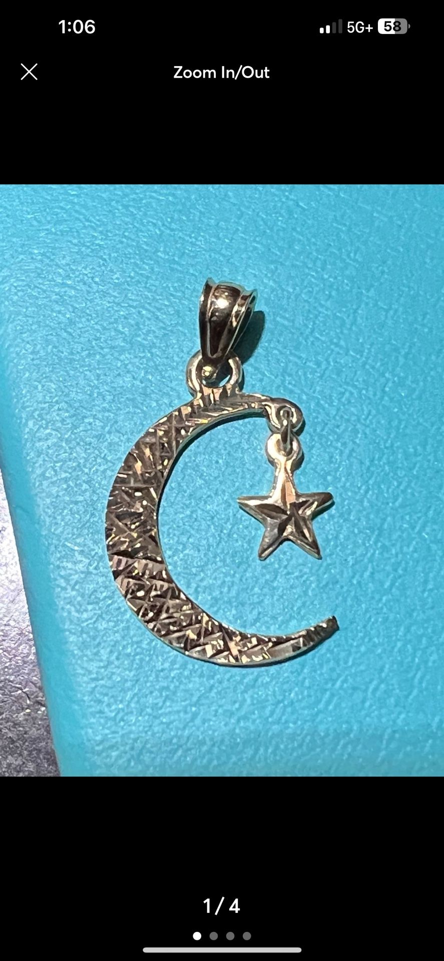 BEAUTIFUL PURE 14K GOLD CHARM DETAILS ON PICTURES.