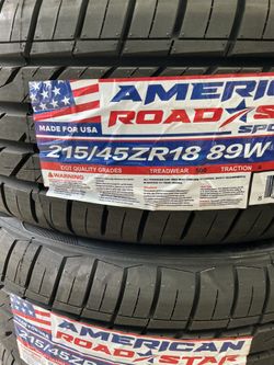 215 45 18 American road star