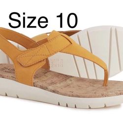 New Woman’s Leather Sandals , Size 10, Naturalizer 