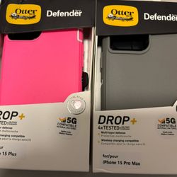 New Otterbox Denfender Phone Case for Black for iPhone 15 Pro Max,15 Plus