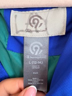 Blue Lightweight Hooded Jacket / Chamarra Azul con Gorr
