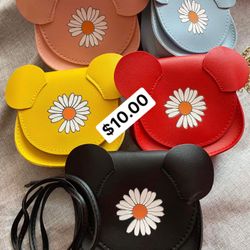 Lindas Bolsitas Para Niñas Diferentes  Colores Con Cinta Larga 