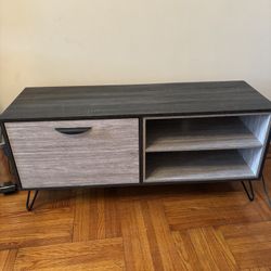 Modern TV stand with storage