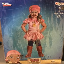 Izzy from Captain Jake Girls Halloween Costume Size 2T