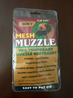 Top Paw Mesh Dog Muzzle (Size 2)