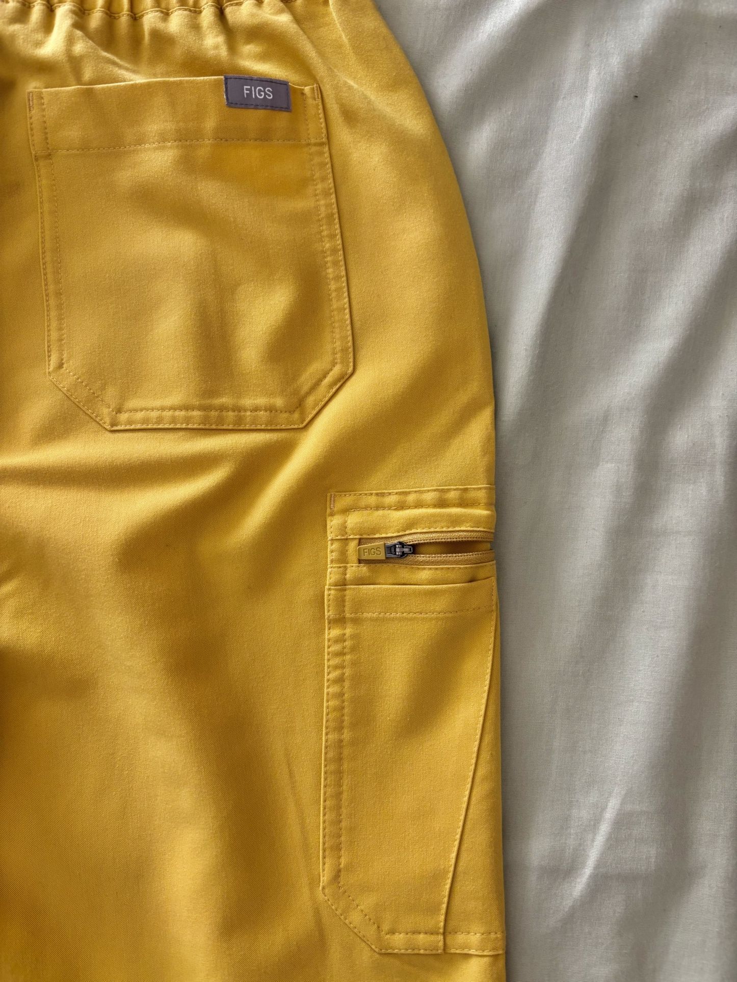 Gold Yellow Figs Scrubs