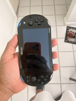 Blue And Black PS Vita 2000 For Sale.