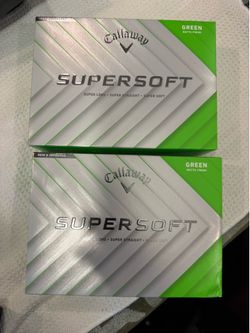 2 Dozen Brand New Callaway Supersoft Green Golf balls