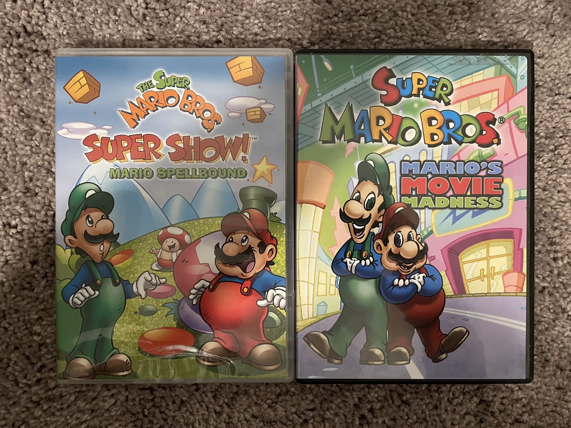 NEW Super Mario Bros. dvds