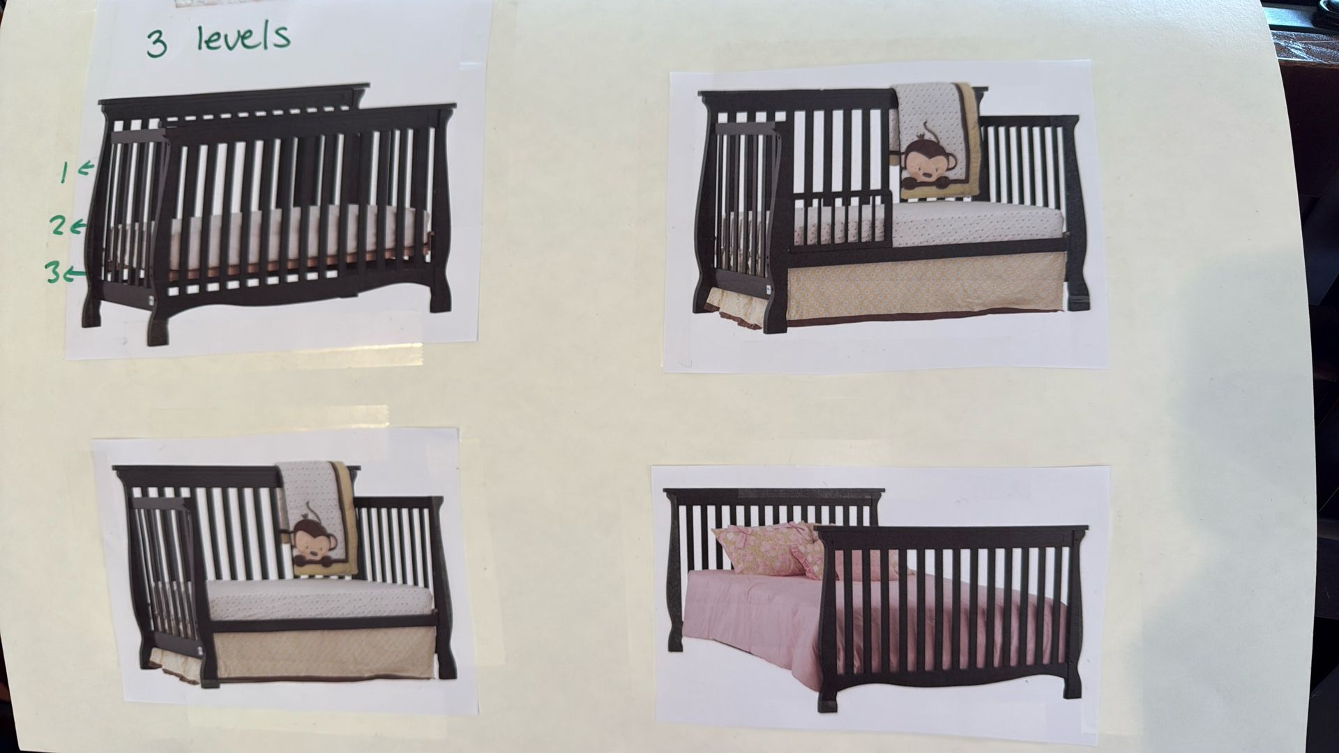 Storkcraft Carrara Convertible Crib 4 In 1
