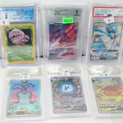 Pokemon Slabs Cards