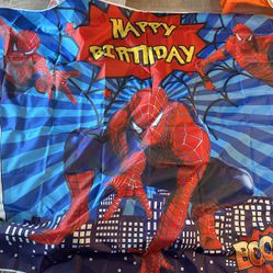 Party Backdrop Spider-Man 