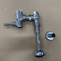 American Standard — Ultima Manual 1.0 GPF Flush Valve for 0.75 in. Top Spud Urinal in Polished Chrome