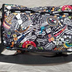 LeSportSac Book Bag Nylon Hip Hop Design