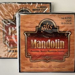 GHS MANDOLIN STRINGS- PHOSPHOR BRONZE .010-.036 & .011-.038