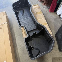 Rear Under Seat Cargo Storage Box Organizer for 2007-2019 Silverado Sierra Crew Cab