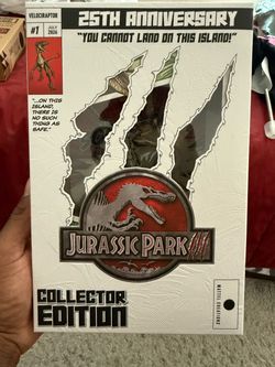 Jurassic World Hammond Collection 25th Anniversary Comic Velociraptor SDCC 2026