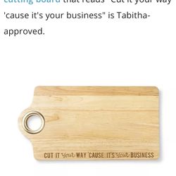 Cutting Board “Tabitha Brown”