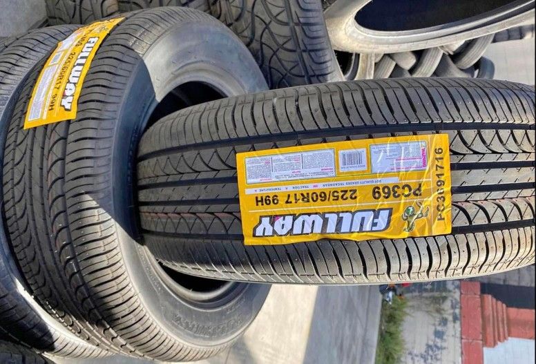 225/60/17 Fullway Set of New Tires Installed and Balanced Llantas nuevas Instaladas y balanceadas
