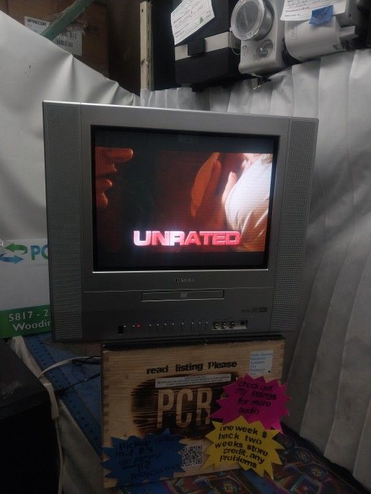 14" Toshiba CRT Tv Gaming Retro