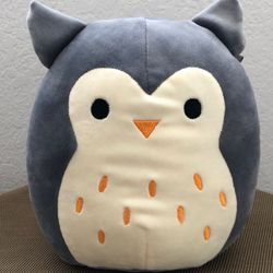 "Kellytoy Squishmallows Hoot the Gray Owl 10"" Plush Super Soft Toy Pillow Pet"