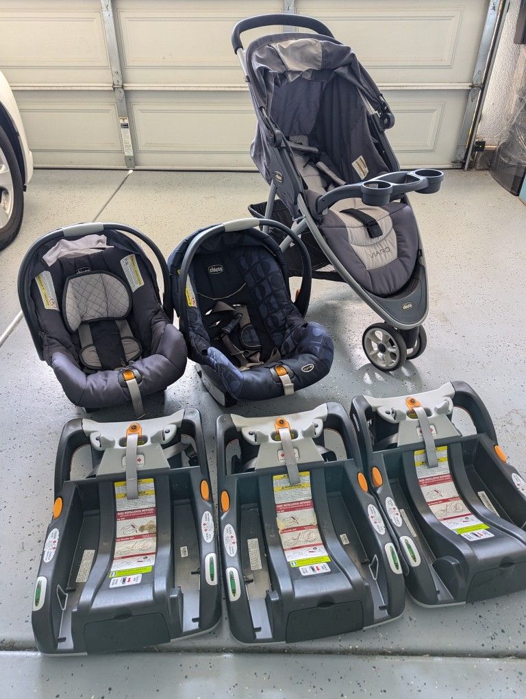 Keyfit 30 Chicco Bases Interchangeable Chicco Pram Travel System