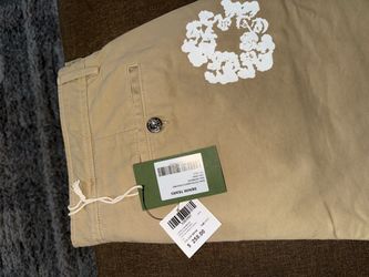 Denim Tears cotton wreath khaki pants 33-32