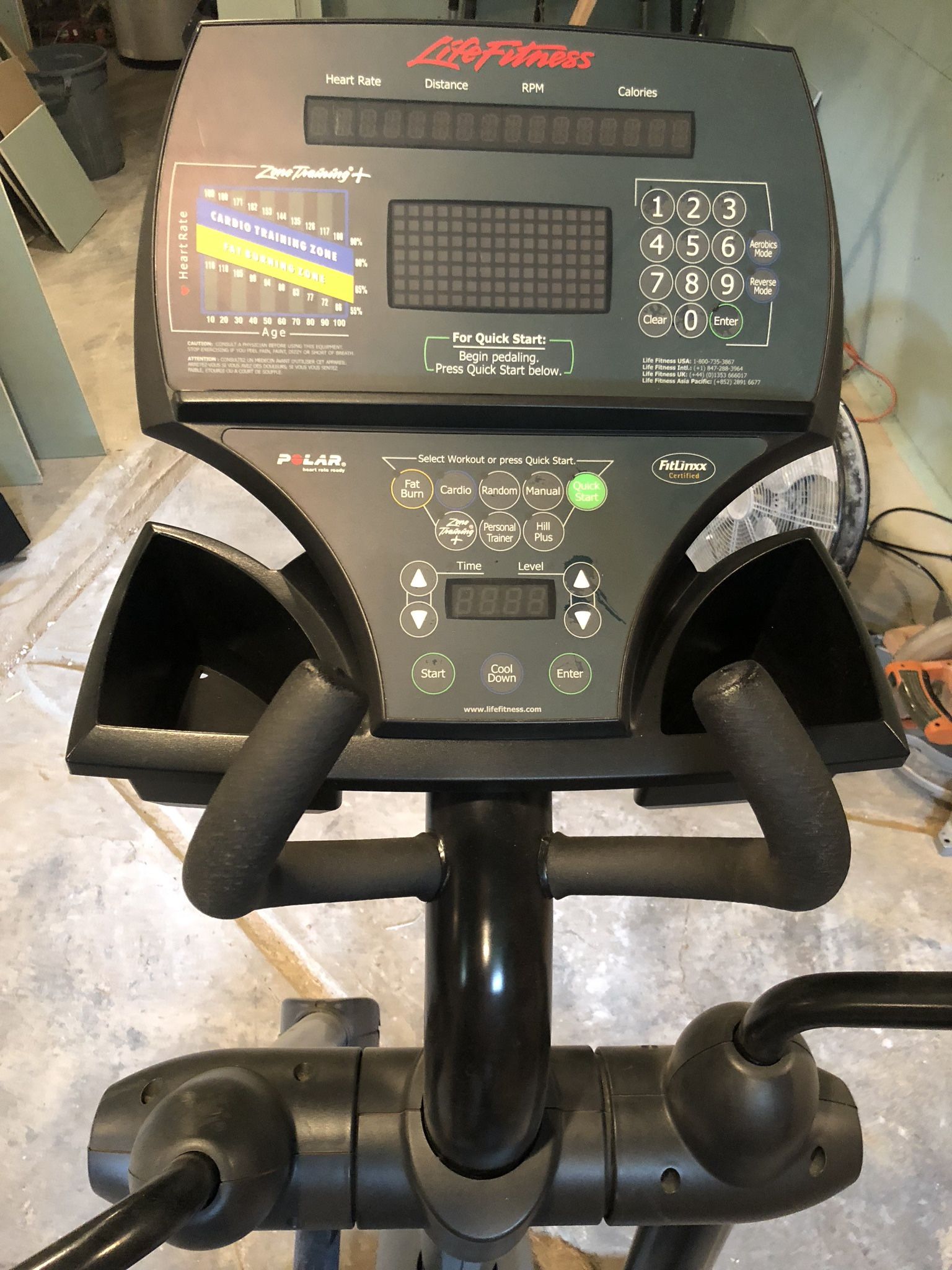 Elliptical - Life Fitness 9500hr