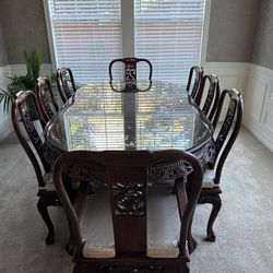 Vintage Dinning Table W Chairs 