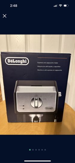 DeLonghi Espresso and Capuchino Maker Machine Black