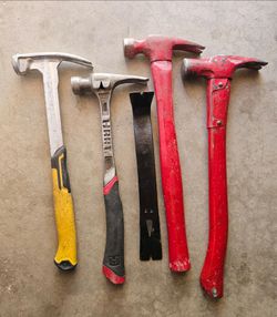 Hammers & pry bar