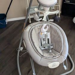 Graco Duelconnect deluxe Swing With Portable Bouncer