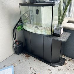 36 Gal. Fish Tank With Some Accessories