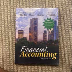 Financial Accounting Thomas Dyckman Sixth Edition