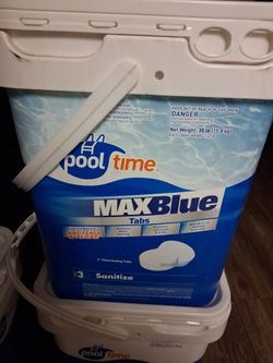 Pool Time MaxBlue 3" Chlorinating Tabs 35 lb