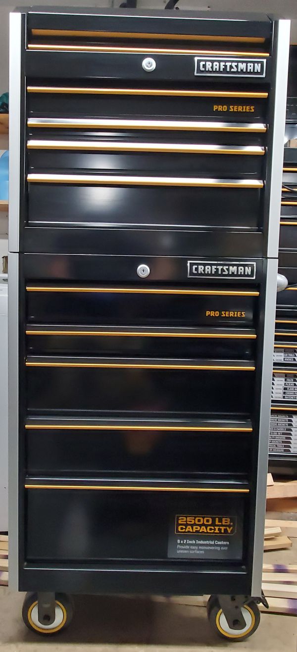 Craftsman Pro Series 26" Tool Chest/Box Combo- Top and Bottom (Must