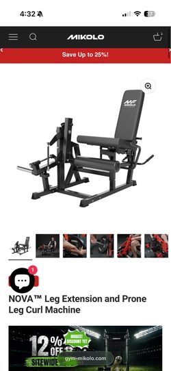 Mikolo leg extension prone leg curl