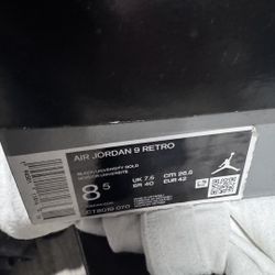 Jordan 9 Size 8.5