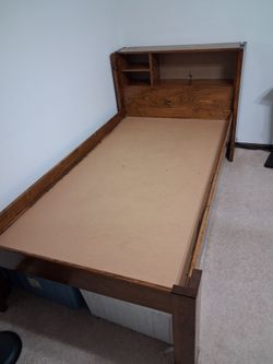 Twin bookshelf bed frame