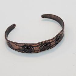 Vintage Copper Cuff Bracelet Bell Trading Post