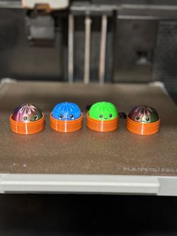 Mini keychain Dumpling clickers