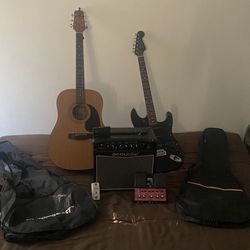 Guitar Full Set Up (Acoustic AND Electric WITH Gear!)