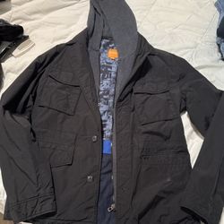 MEDIUM BOSS  Weatherproff Coat W Removable Hood 