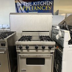 Viking 30”Wide Gas Range Stove Stainless Steel 